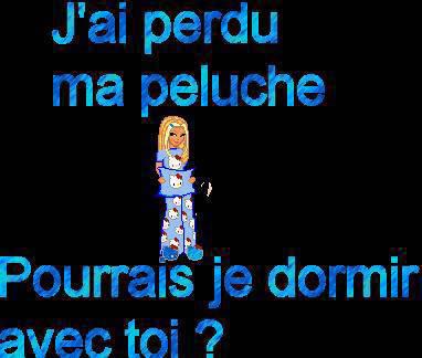 j'ai perdu ma peluch snif