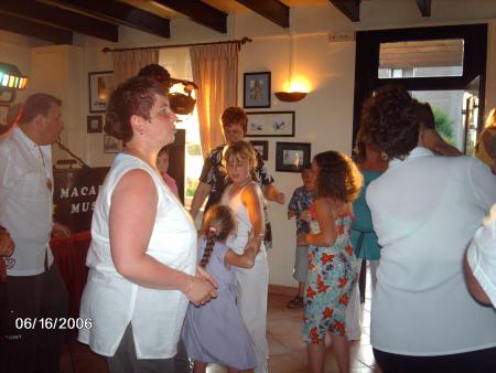 sur la piste de danse