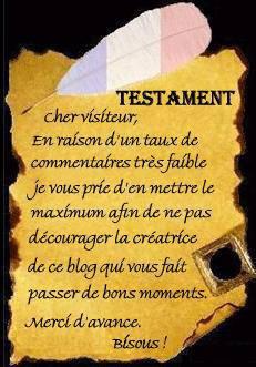mon testament